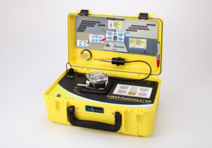 LISST-Portable|XR with ultrasonic probe in holder