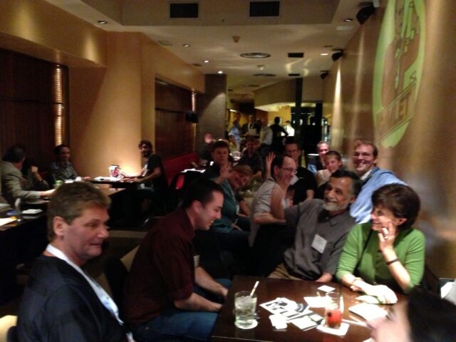 PiE 2012 icebreaker in Barcelona