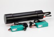 SEQ-AC-LISST-HCBAT, submersible (600 m) rechargeable high-capacity battery pack.